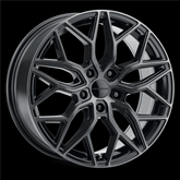 20" Liquid Metal Hawk Wheel 🔥 20X8.5 +42 5X114.3 ✅ C.B 73.1 Black Tint Rim